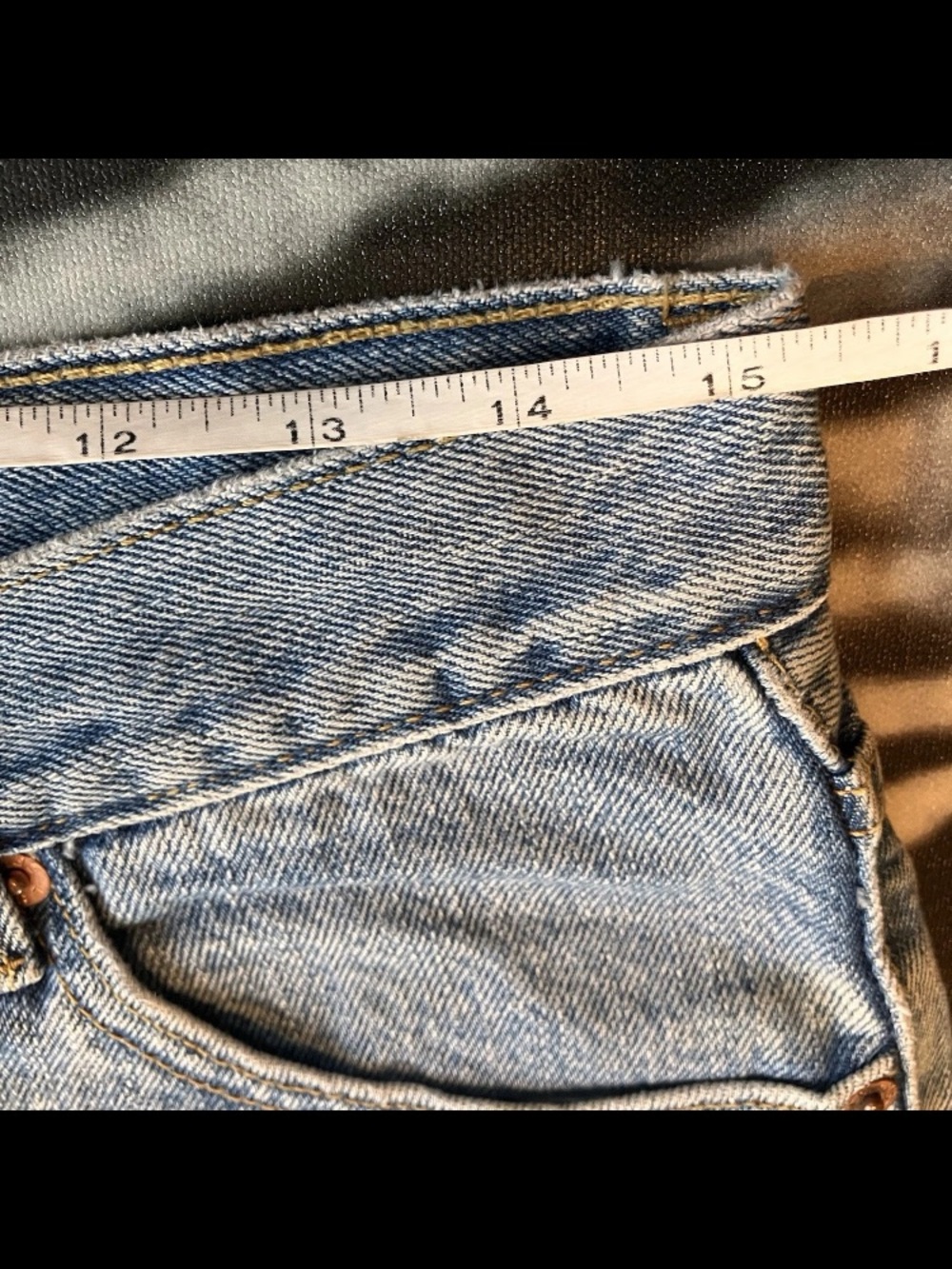 Vintage Levi's 505 Jeans Mens 30x34(33) Regular Fit Y2K Straight Leg Light Wash - Picture 6 of 8